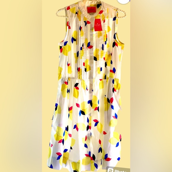 Kate spade Lemon Zest Oversized Dress Sz S NWT - Picture 7 of 15
